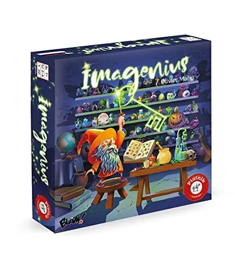 Produktbild: Piatnik 6655 - Imagenius | Sucht die versteckten Zutaten und verbindet sie mit dem Zauberstift | Geheimer Gegenstand finden | Ab 7 Jahren | Für Familien und Freunde