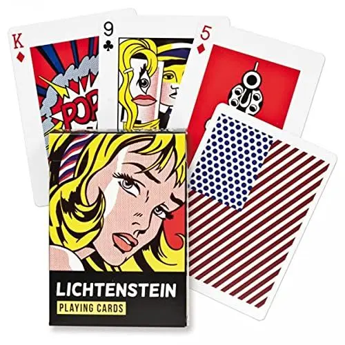 Produktbild: Piatnik - Spielkarten Roy Lichtenstein (1640), Rot, Blau, Gelb