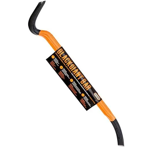 Produktbild: PICARD BlackGiant Bar Nageleisen Nr. 46Z 1,8kg | 610mm Länge | 90° Hebelkraft Design | Rutschfest | Für Dachdecker Maurer Schlosser | Biegefest & Langlebig | Made in Germany seit 1857