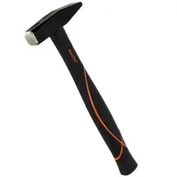Produktbild: PICARD Schlosserhammer BlackTec FS Nr. 327 400g | Ergonomischer 3-Komponenten-Stiel | Schwingungsarm | Spezialstahl | DIN 1041 | Profi-Qualität für Schlosser und Klempner | Made in Germany seit 1857
