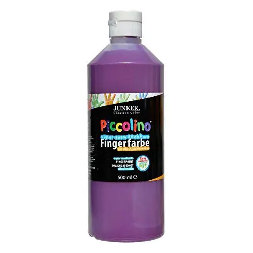 Produktbild: Piccolino Fingerfarbe für Kinder, auswaschbar, 500 ml, Violett - abwaschbare Fingermalfarbe für die Allerkleinsten