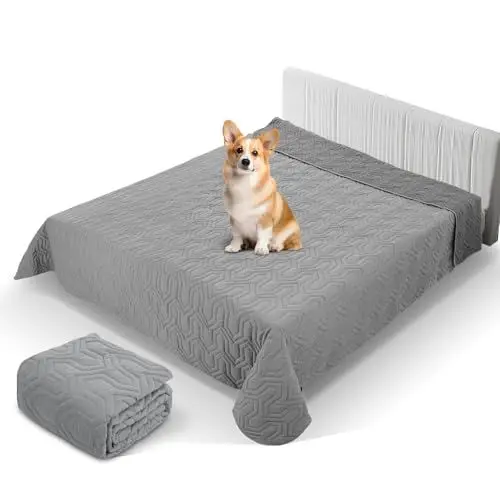 Produktbild: PICK FOR LIFE wasserdichte Hundedecke, beidseitig verwendbare Decke als Schutz für Sofa und Bett - waschbare Haustierdecke für Hunde sowie Katzen, in der Waschmaschine waschbar