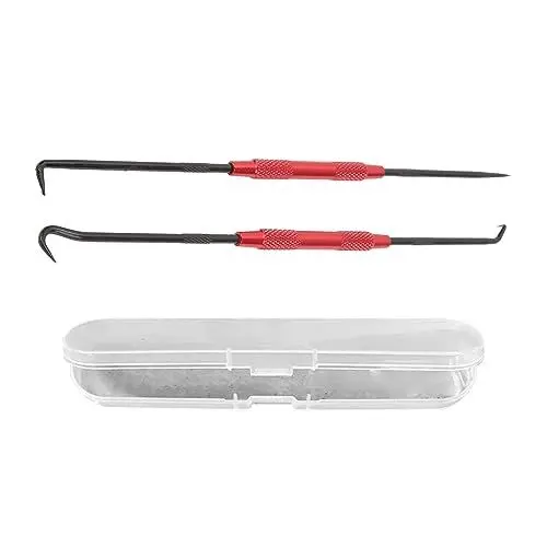 Produktbild: Pick-and-Haken-Set, 2 Sets O-Ring-Pick aus Kohlenstoffstahl, Leicht zu Greifen, Effizientes, Schnelles Werkzeug Zum Entfernen von Öldichtungen für Autos
