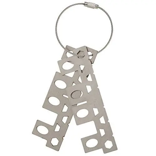 Produktbild: Picknick-Herd-Halterung, Outdoor-Herd-Halterung, 9,6 x 2,9 cm/3,8 x 1,1 Zoll, Edelstahl-Picknick-Herd, kleiner Ständer für Camping-Ofen, Regal-Zubehör