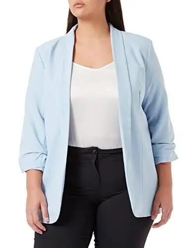 Produktbild: PIECES Damen PCBOSS 3/4 NOOS Blazer, Kentucky Blue, XXL