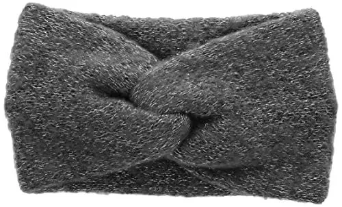 Produktbild: PIECES Damen PCPYRON Headband NOOS BC Stirnband, Dark Grey Melange/Detail:Silver Lurex, ONE Size