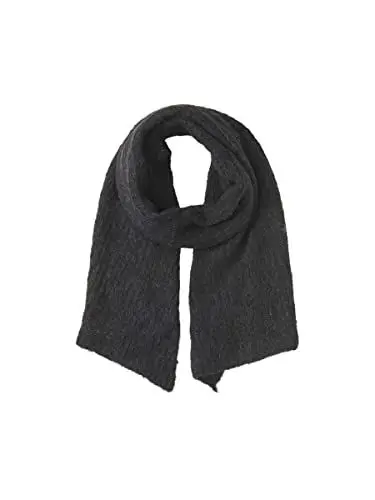 Produktbild: PIECES Damen Pcbera Wool Long Scarf Noos, Schwarz, Einheitsgröße