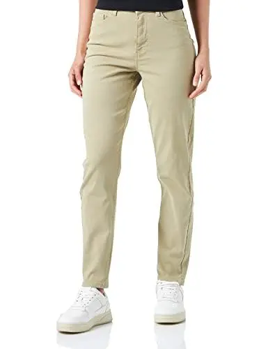 Produktbild: PIECES Damen Pckesia Mom Hw Ank Jns Colour Noos Bc Jeans, Tea, S EU