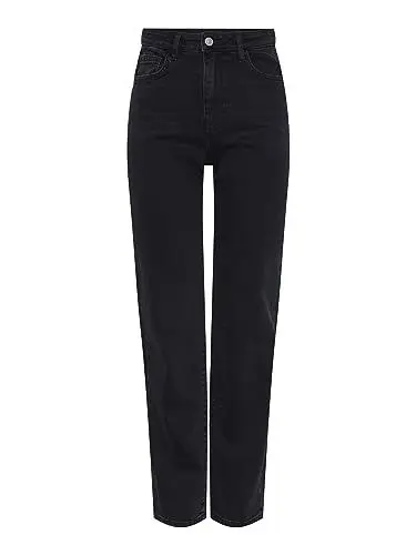 Produktbild: PIECES Pckelly Hw Straight Jeans Bl102 Noos
