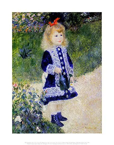 Produktbild: Pierre Auguste Renoir Poster Kunstdruck Bild Girl with Watering Can, 1876 36x28cm