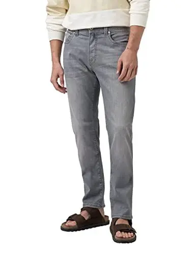 Produktbild: Pierre Cardin Herren Lyon Tapered Jeans, Grey Used Buffies, 33W / 32L