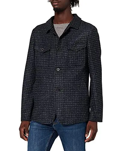 Produktbild: Pierre Cardin Herren Sakko Gemustert Mac-2 Futureflex Blazer, Blau, 26