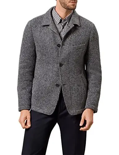 Produktbild: Pierre Cardin Herren Sakko Gemustert Mac-4-Vest Futureflex Blazer, medium Grey, 58