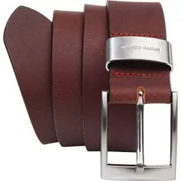 Produktbild: Pierre Cardin Leder-Gürtel Herren 40 mm breit, Gürtel Herren Vollledergürtel schwarz/braun, Größe/Size:90, Farbe/Color:braun