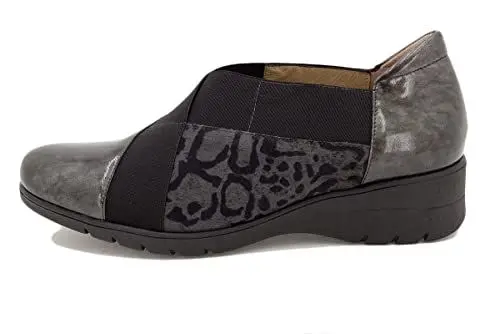 Produktbild: PieSanto - 195961 Lackleder, Schwarz für Damen, Grau 27549, 35 EU