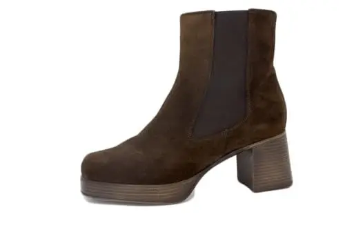 Produktbild: PieSanto - 235505 Wildlederstiefel für Damen, Mahagoni 28937, 39 EU