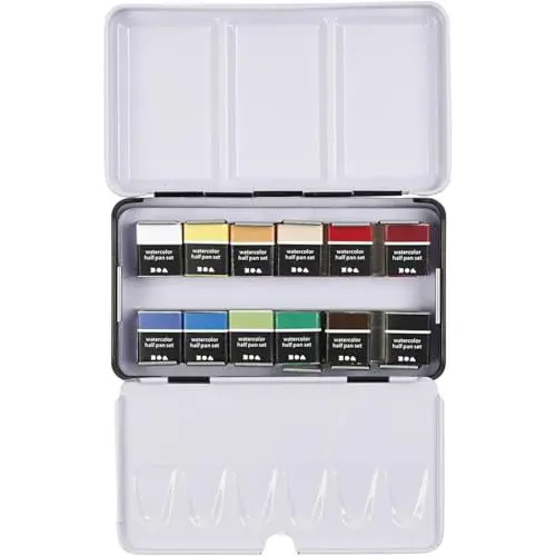 Produktbild: Creativ Company Pigment Art Proff Aquarellpfannen, Standardfarben, Einheitsgröße