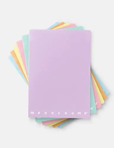Produktbild: Pigna Monocromo Pastel, Heft, DIN A4, 40 Blätter Monocromo PASTEL, 10er Pack