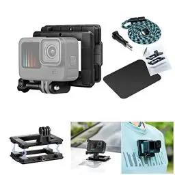 Produktbild: Pikioraz Magnetische Action Kamera Halterung für GoPro, Super Magnetische Kamerahalterung für Action-Kamera, Action-Kamerahalterung Kompatibel mit GoPro Hero DJI Osmo Action Zubehör