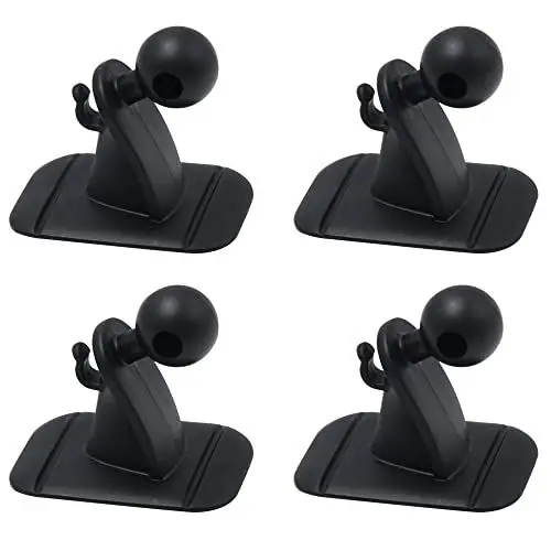 Produktbild: Pilikoll 4 Stück 17mm Kugelkopf Basis Zubehör Kugelhalterung Zubehör Kunststoff Kugelkopf Kugelhalterungsbasis Autothese Lenkerhalterung für Autotelefonhalter