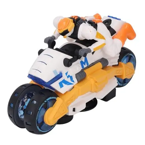 Produktbild: Pilipane Stunt -transformierendes Motorrad mit Musiklicht 360 Grad rotierender batteriebetriebener Stunt -Motorrad -Motorradspielzeug