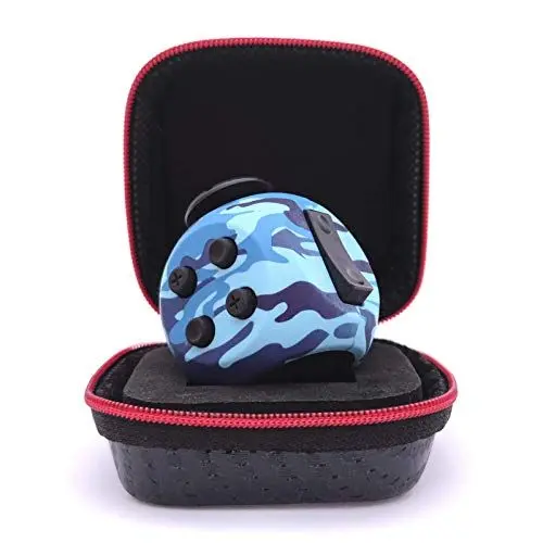 Produktbild: PILPOC theFube Fidget Toy - Premium Qualität Fidget Toys, Fidget Cube mit Exklusiver Schutzhülle, ADHS Fidgetwürfel , Anti-Stress Spielzeug, Antistresswürfel mit 6 Seiten, Camouflage & Blau