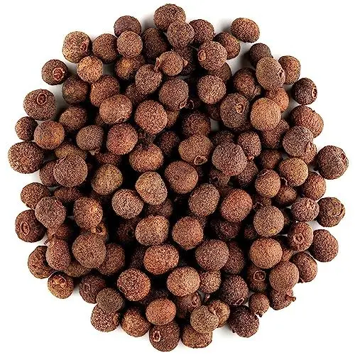 Produktbild: Piment Ganze Beeren Bio Gewürz - Pimentbeeren Gewürz - Jamaikanischer Pfeffer - Pimentkörner - Allspice Pimento All Spice Piment Bio Piment Ganz Bio Allspic Gewurz Gewürzter Pfeffer Pimentkorn 100G