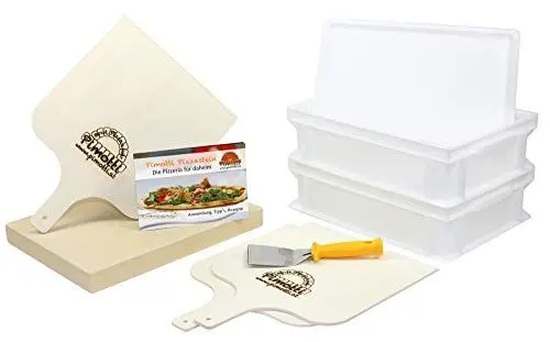 Produktbild: Pimotti Advanced Pizzabäcker/Brotbäcker Set - Rustikal - Bäcker Set - Ofenfest - Pizza