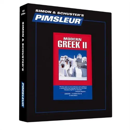 Produktbild: Pimsleur Greek (Modern) Level 2 CD: Learn to Speak and Understand Modern Greek with Pimsleur Language Programs (Volume 2) (Comprehensive, Band 2)