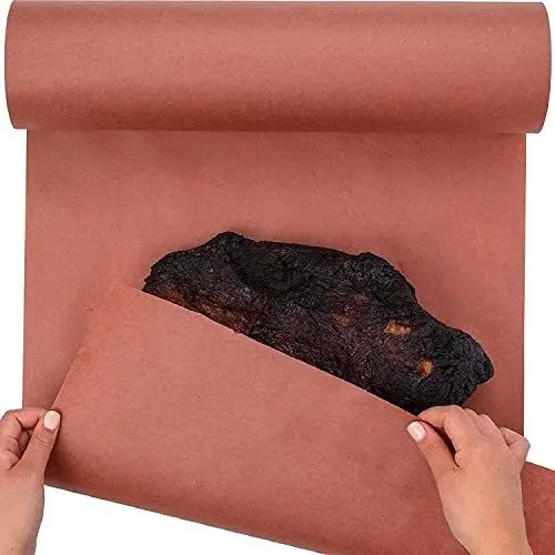 Produktbild: Pink Butcher Paper BBQ Kraftpapier 43.5CM X 53M, Metzger Papier BBQ Zubehör Komplett Natürlich und Ungebleicht