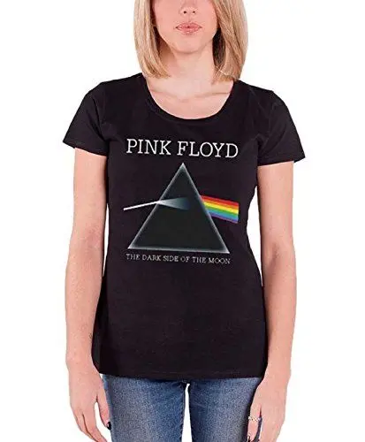Produktbild: Pink Floyd Damen Slim Fit T-Shirt, Schwarz, 36