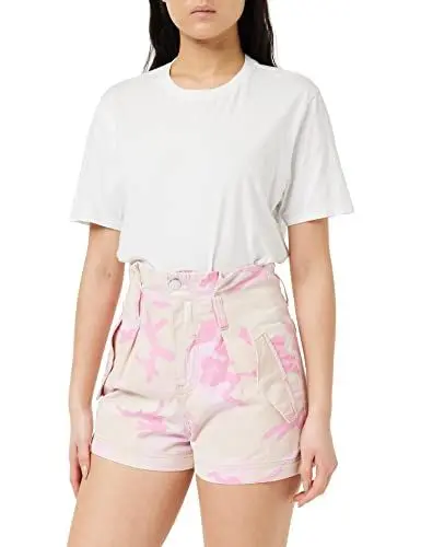 Produktbild: Pinko Damen Golf Shorts Bull Camouflage Badehose, NN7_Mult.NUDO/ROSA, 44