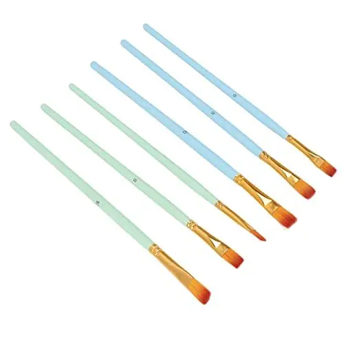 Produktbild: Pinselset, Leicht zu Reinigende Flachbürste für Keramik
