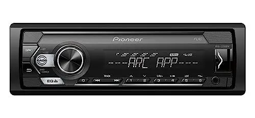 Produktbild: Pioneer MVH-S120UBW 1-DIN Autoradio, Displaybeleuchtung in Weiss, kompatibel mit Android-Smartphones, USB, AUX-Eingang