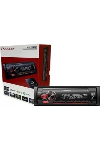 Produktbild: Pioneer MVH-S320BT, 1DIN Autoradio mit RDS, halbe Einbautiefe, deutsche Menüführung, Bluetooth, USB, AUX-Eingang, Freisprecheinrichtung, Smart Sync