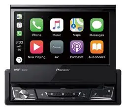 Produktbild: Pioneer AVH-Z7200DAB-AN inkl. DAB-Antenne, 1-DIN-Multimedia Player, ausklappbarer 7-Zoll ClearType-Touchscreen, Smartphone-Anbindung, Apple Car Play, USB, Bluetooth, 13-Band-Grafikequalizer