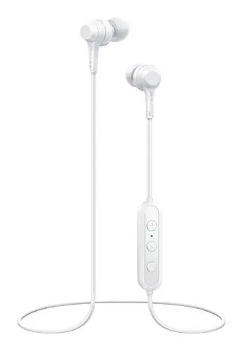 Produktbild: Pioneer C4 In-Ear Wireless Kopfhörer mit Bluetooth (hochwertiger Ohrhörer Klang, 6 Stunden Wiedergabezeit, Freisprechfunktion, Sprachsteuerung, Inline-Fernbedienung, App), Weiss