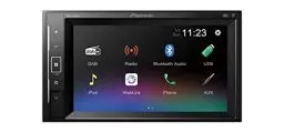 Produktbild: Pioneer DMH-A240DAB 2-DIN-Multimedia Player, kurze Einbautiefe, 6,2-Zoll ClearType-Touchscreen, Smartphone-Anbindung, USB, DAB/DAB+ Digitalradio, Bluetooth, 13-Band-Grafikequalizer