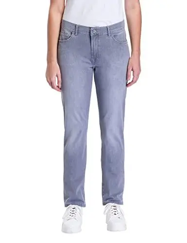 Produktbild: Pioneer Damen Betty Hose, Light Grey Used (9842), W42 / L30