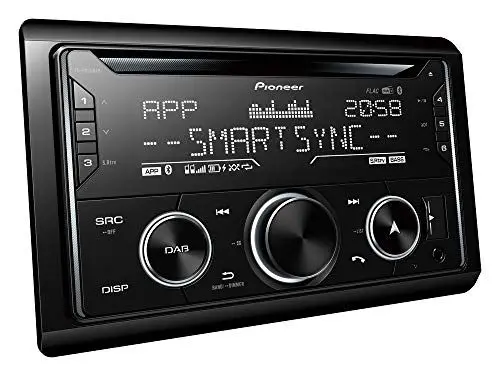 Produktbild: Pioneer FH-S820DABAN, inkl. DAB-Antenne, 2DIN Autoradio, CD-Tuner mit FM und DAB+, Bluetooth, MP3, USB und AUX-Eingang, RGB – Beleuchtung, Freisprecheinrichtung, 13- Band Equalizer