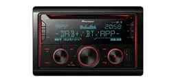 Produktbild: Pioneer FH-S820DAB, 2DIN Autoradio, CD-Tuner mit FM und DAB+, Bluetooth, MP3, USB und AUX-Eingang, RGB – Beleuchtung, Freisprecheinrichtung, 13- Band Equalizer