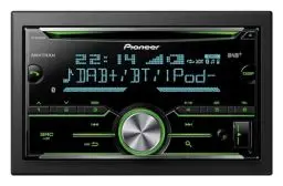 Produktbild: Pioneer FH-X840DABAN, inklusive DAB Antenne, 2DIN Autoradio, CD-Tuner mit FM und DAB+, Bluetooth, MP3, USB und AUX-Eingang, RGB – Beleuchtung, Freisprecheinrichtung, 13- Band Equalizer