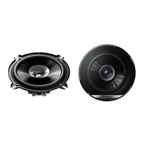 Produktbild: Pioneer TS-G1310F 13 cm Doppelmembranlautsprecher Set mit 2 Lautsprechern (je 230 W max., 35 W Sinus), kraftvoller Klang, hoher Wirkungsgrad, 44,3 mm Einbautiefe, 121 mm Einbauausschnitt, mit Gitter