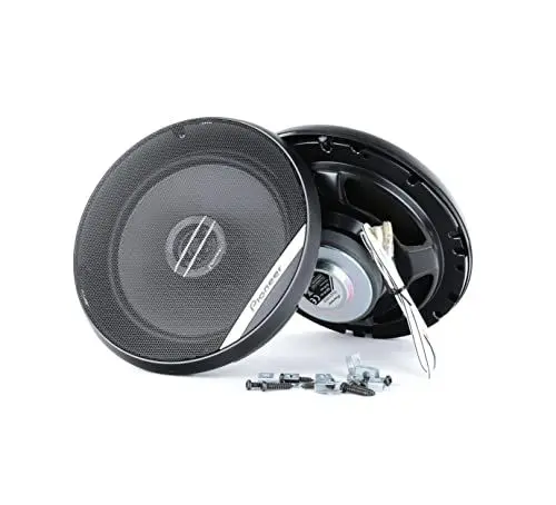 Produktbild: Pioneer TS-G1720F 17 cm 2-Weg-Koaxiallautsprecher Set mit 2 Lautsprechern (je 300 W max., 40 W Sinus), kraftvoller Klang, hoher Wirkungsgrad, 49.7 mm Einbautiefe, 144 mm Einbauausschnitt, mit Gitter