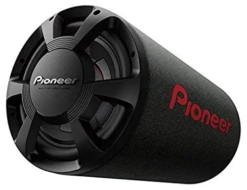 Produktbild: Pioneer TS-WX306T Bassreflex-Subwoofer im Röhrengehäuse (1.300 W), 30 cm, schwarz, Eingangsnennleistung 350 W, IMPP Membran