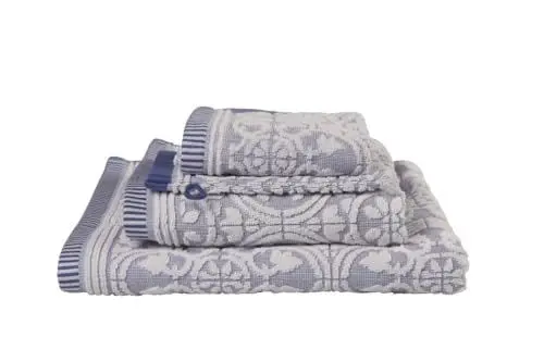 Produktbild: Pip Studio Saunatuch Tile de Pip Farbe Blau Größe 100x180
