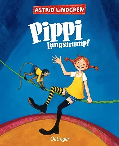 Produktbild: Pippi Langstrumpf 1: Astrid Lindgren Kinderbuch-Klassiker mit farbigen Bildern von Katrin Engelking. Oetinger Kinderbuch zum Vorlesen oder Selbstlesen. Für Kinder ab 6 Jahren
