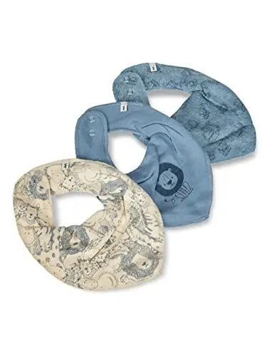 Produktbild: Pippi Unisex Baby Pippi Lätzchen L tzchen, Ashley Blue Melange, Einheitsgröße EU