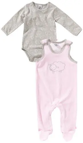 Produktbild: Pippi Unisex - Baby Strampler 2840, Gr. 56, Rosa (503 Rose)