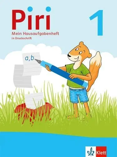 Produktbild: Piri 1-4: Paket Mein Hausaufgabenheft in Druckschrift (5er-Paket) Klasse 1 (Piri. Ausgabe ab 2022)